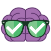 Brain with Magoosh sunglasses